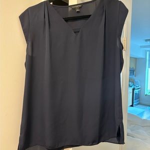 Navy work blouse